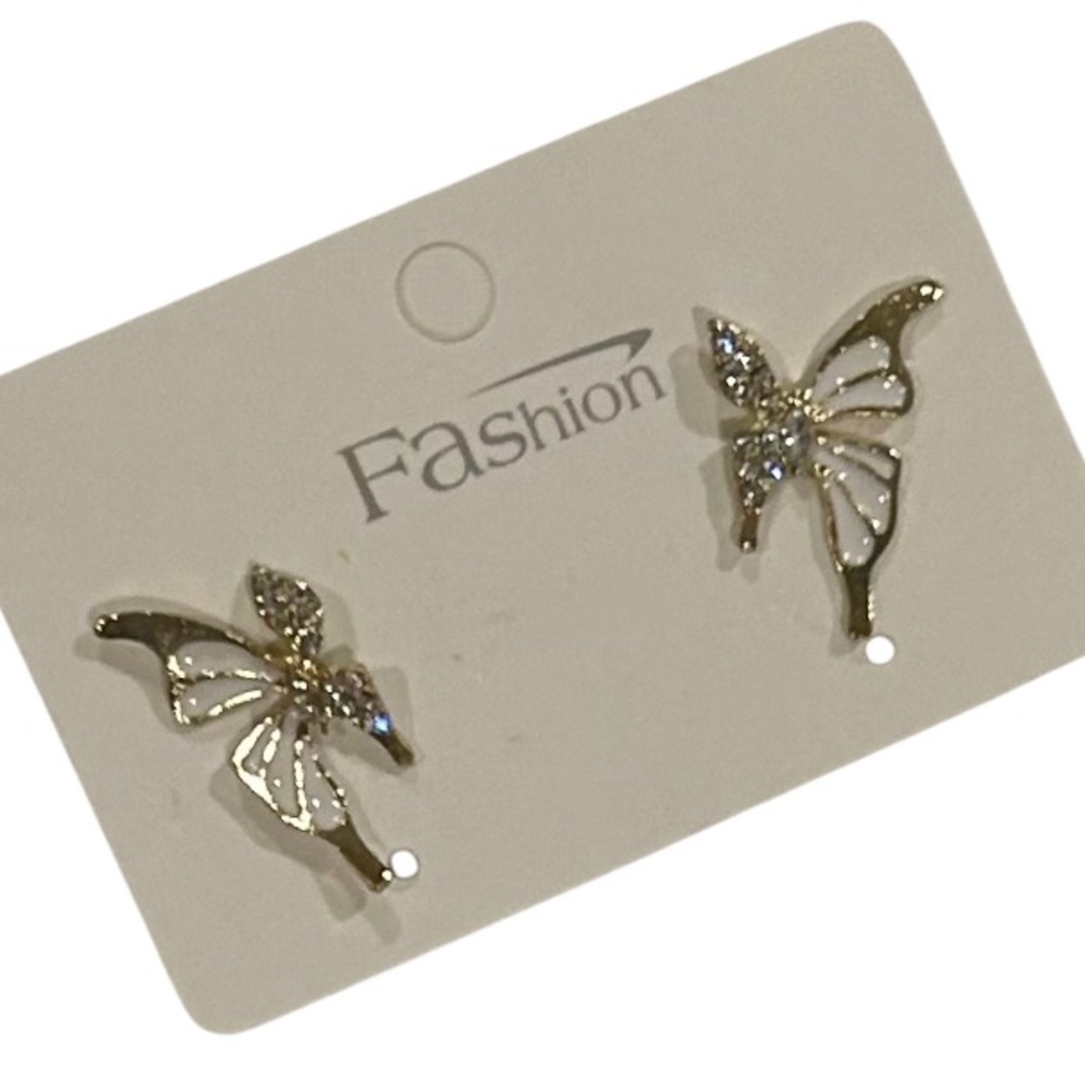 Fashion Gold Butterfly Earrings